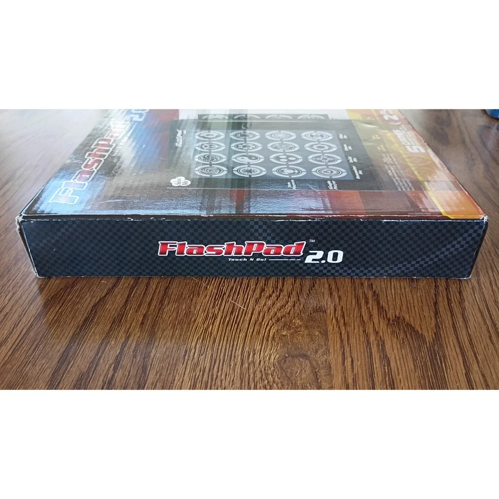 Flash Pad Touch N Go 2.0 Black - 5 Electronic Games - New Open Box
